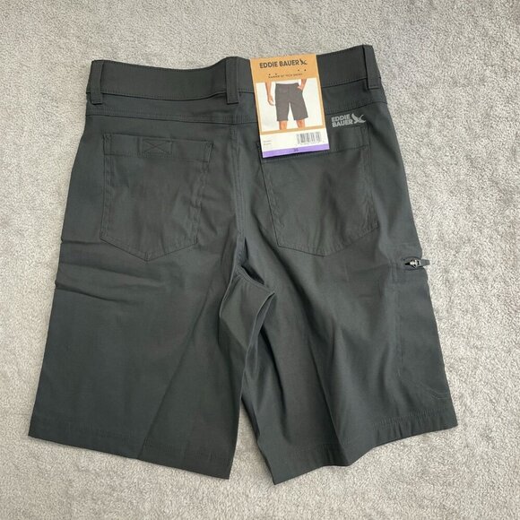 NEW Eddie Bauer Men's Size 30 Rainier 10" Tech Short Black Cargo Outdoor - Picture 4 of 8
